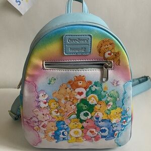 LOUNGEFLY CAREBEARS babyblue backpack